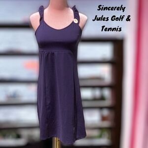 SINCERELY JULES NEW OUTDOOR ACTIVE  GOLF TENNIS DRESS BUILT IN BODY SUIT SMALL